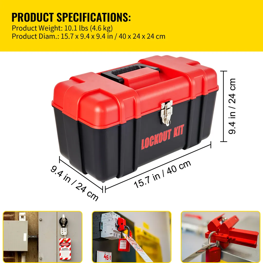 Kit Anti-Risque Électrique 42 Pièces : Sécurisez vos Interventions LOTO