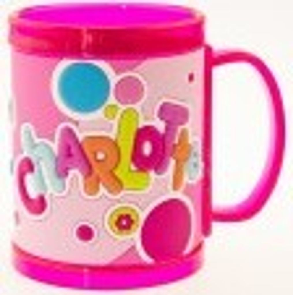 John Hinde Namensbecher für Kinder Name Charlotte Produktbild 