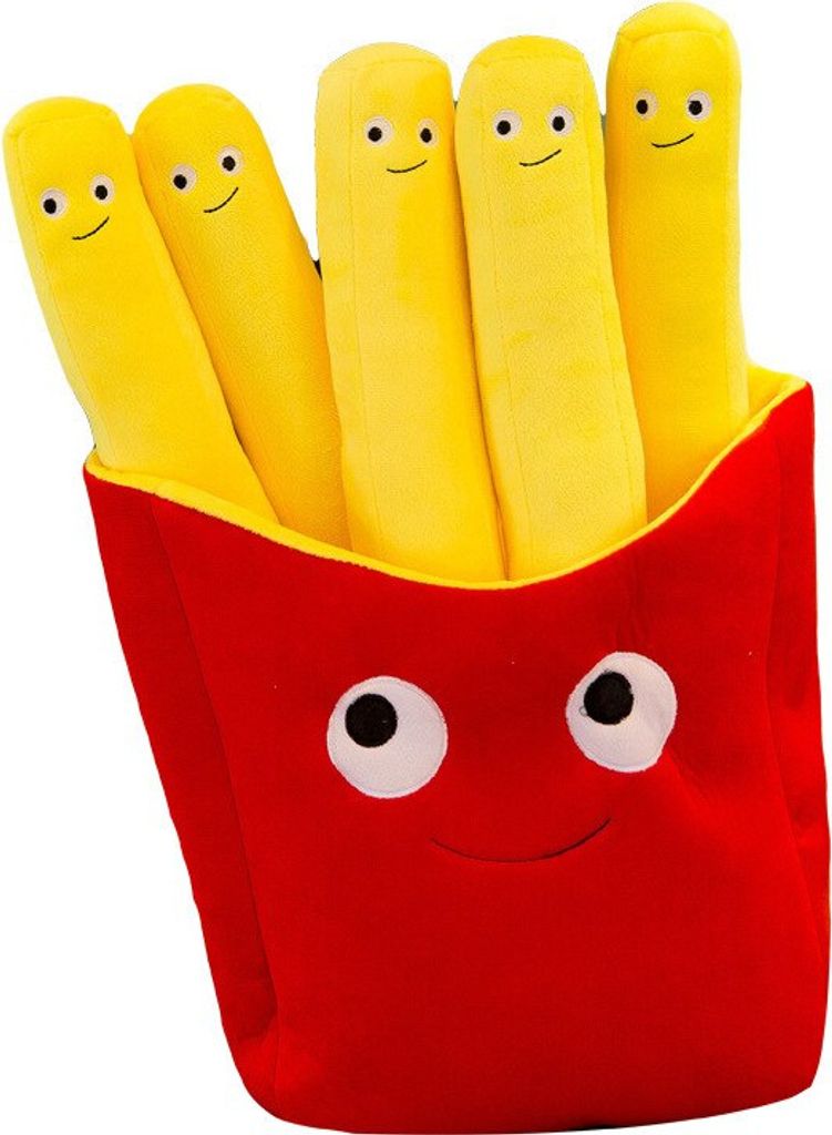 Pommes Frites Maskottchen Kuscheltier Plüschtier Produktbild 