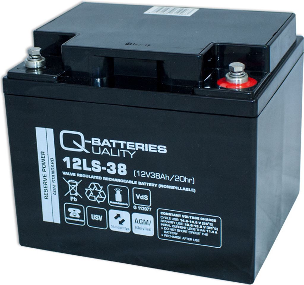 Ersatzakku für Panasonic LC-P1238APG 12V 38Ah AGM Batterie VdS