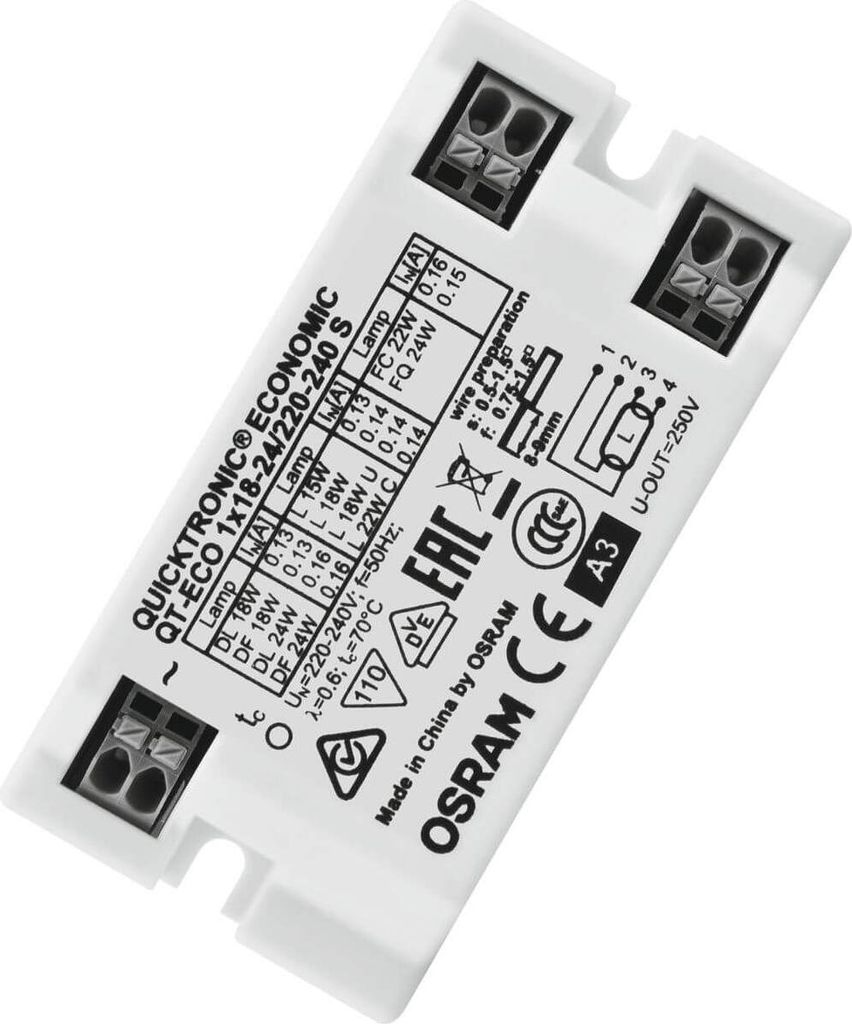 OSRAM QUICKTRONIC Vorschaltgerät ECONOMIC 1x18-24 4050300638560