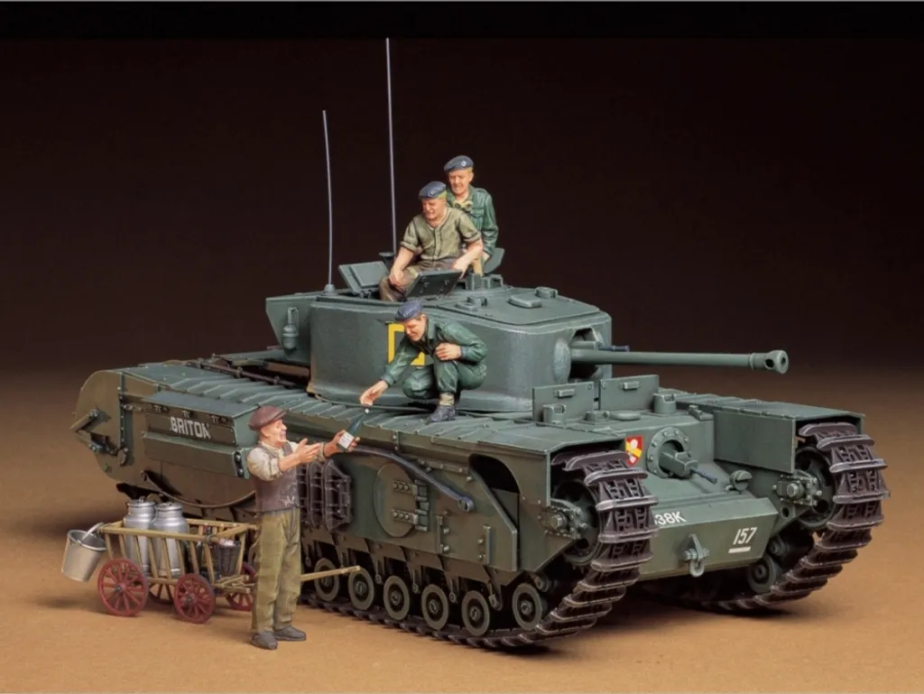 Kit Maquette Churchill Mk.VII Tamiya 1/35 : Montage Facile et Réalisme