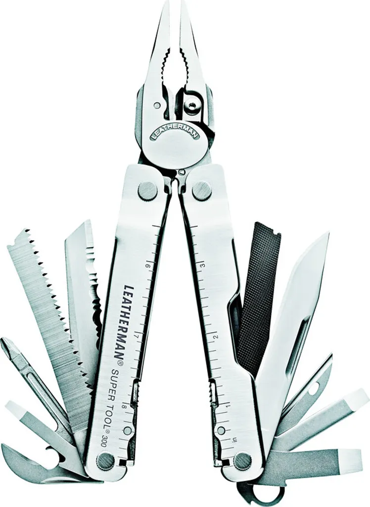 Leatherman Super Tool 300 Acciaio Inox: Multitool Professionale 19 Utensili