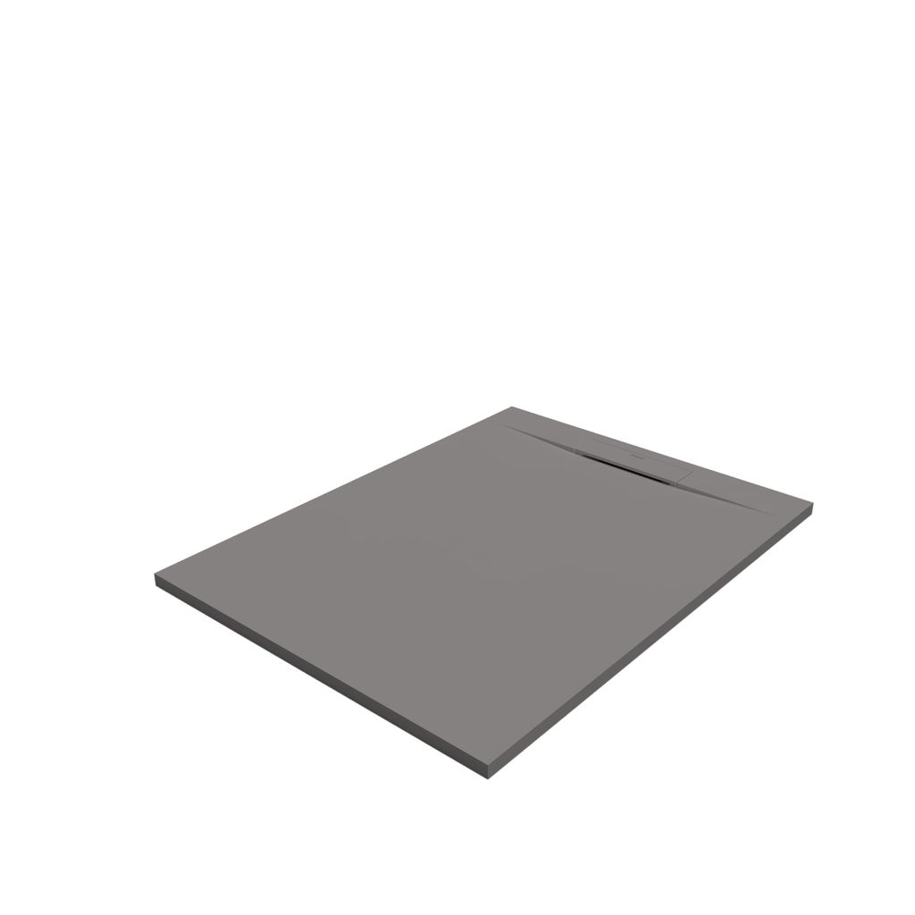 SANYCCES SIENA Rechteckige Duschwanne SanyDur Gel Coat 130 x 90 cm, grau