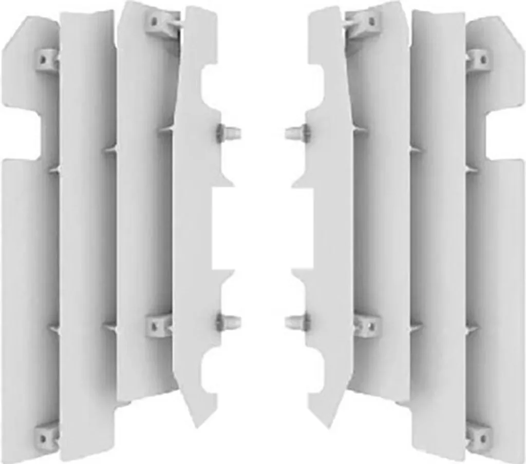 Bouchon de radiateur adaptable moto cross Honda CRF450R coloris blanc