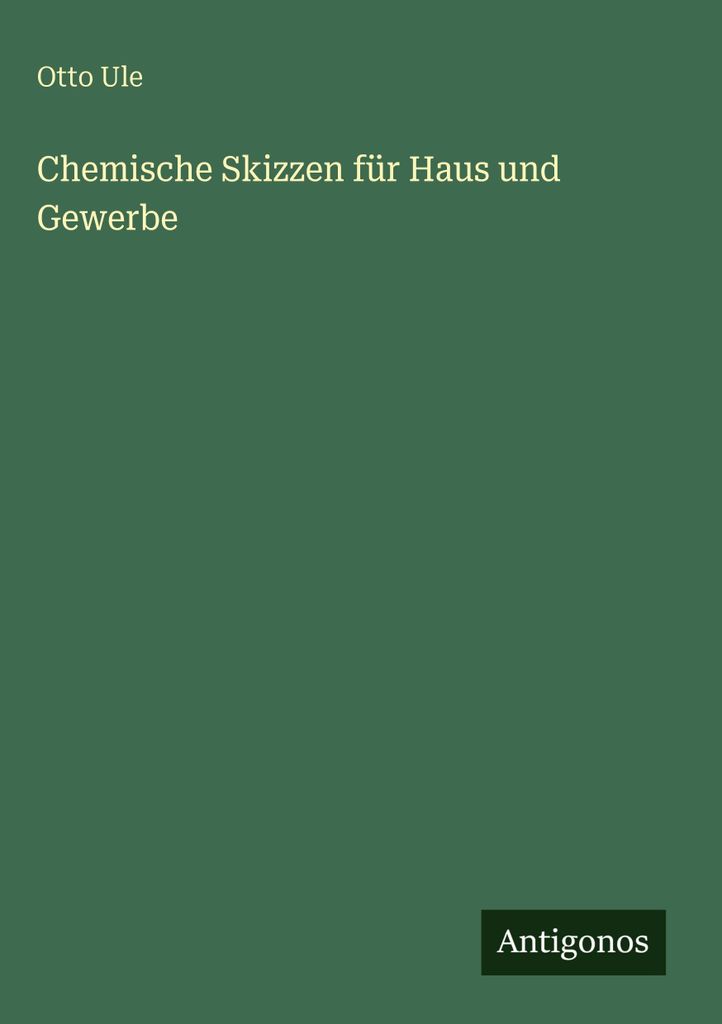 Chemische Skizzen für Haus und Gewerbe