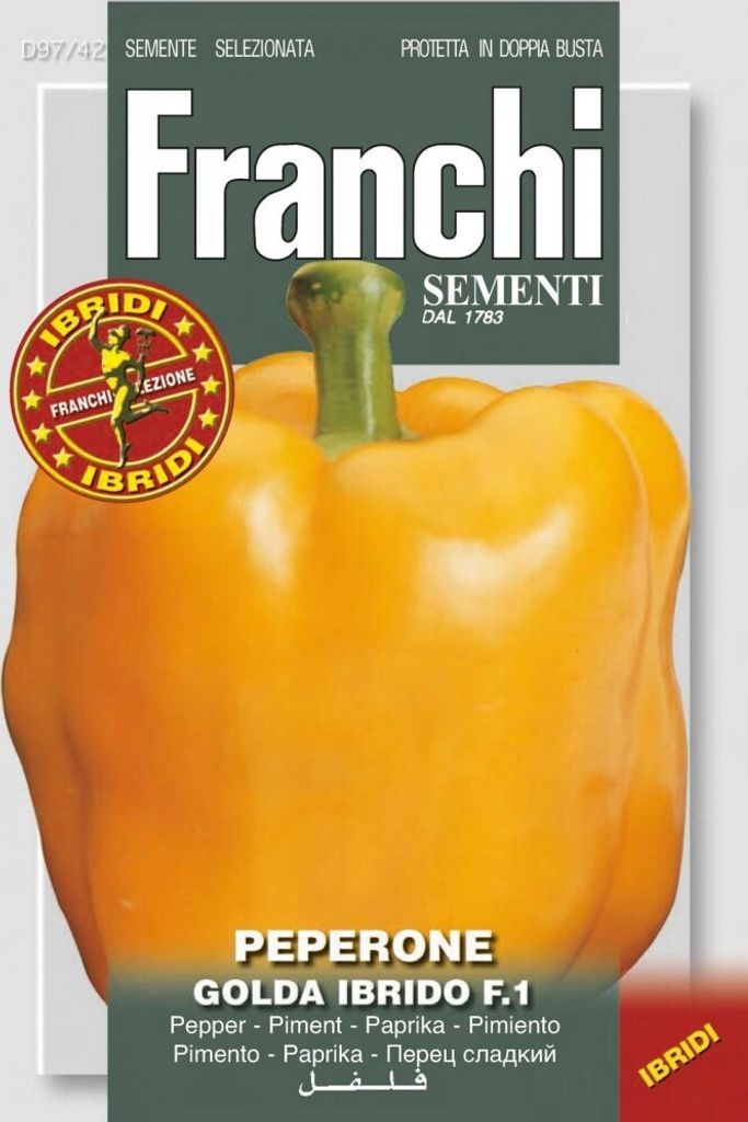 Paprikasamen - Paprika Golda Hybrid F.1 von Franchi Sementi