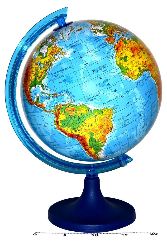 Globe Géographique 25 Cm Tchèque Image du produit 