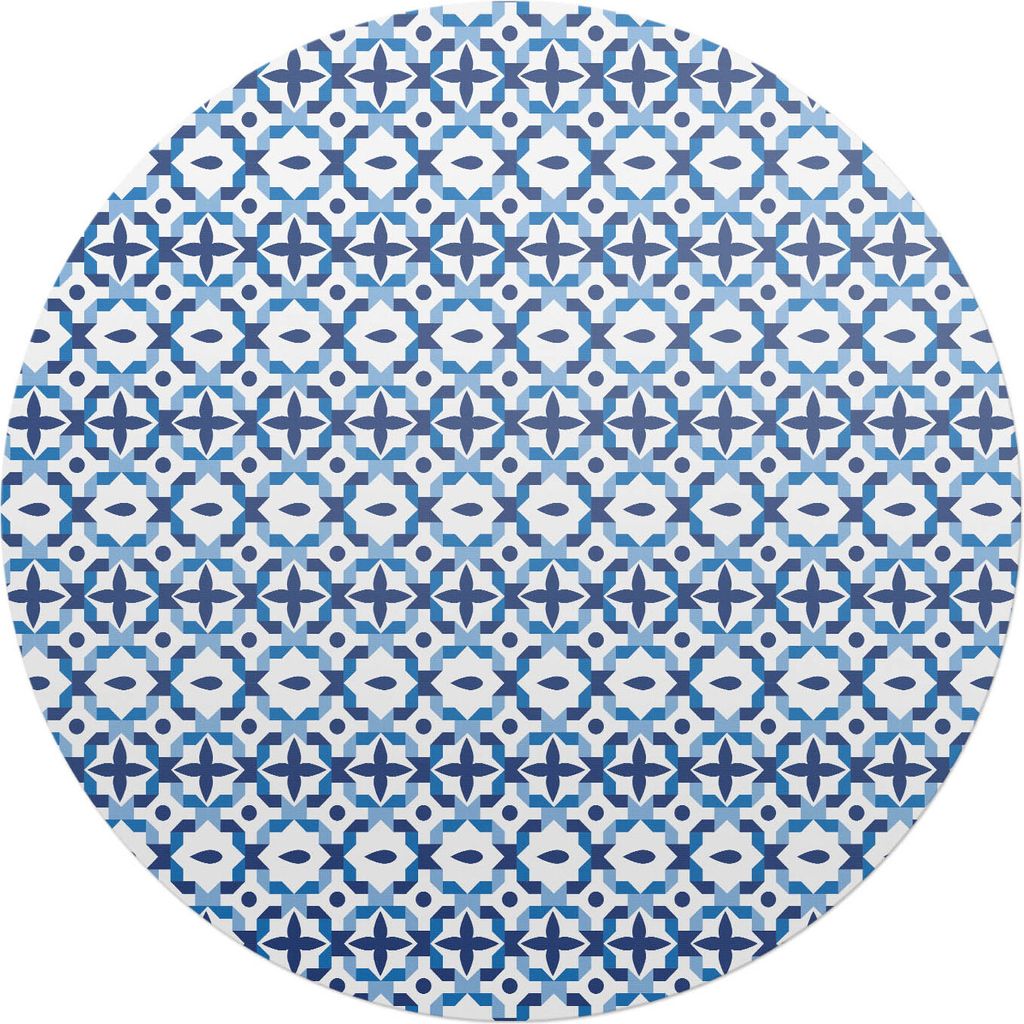 Geometrisches Retro-Muster – Bodenschutzmatte – Stuhlunterlage – Bürostuhlmatte – Rutschfeste Bodenmatte – Schutzmatte für Hartboden ...