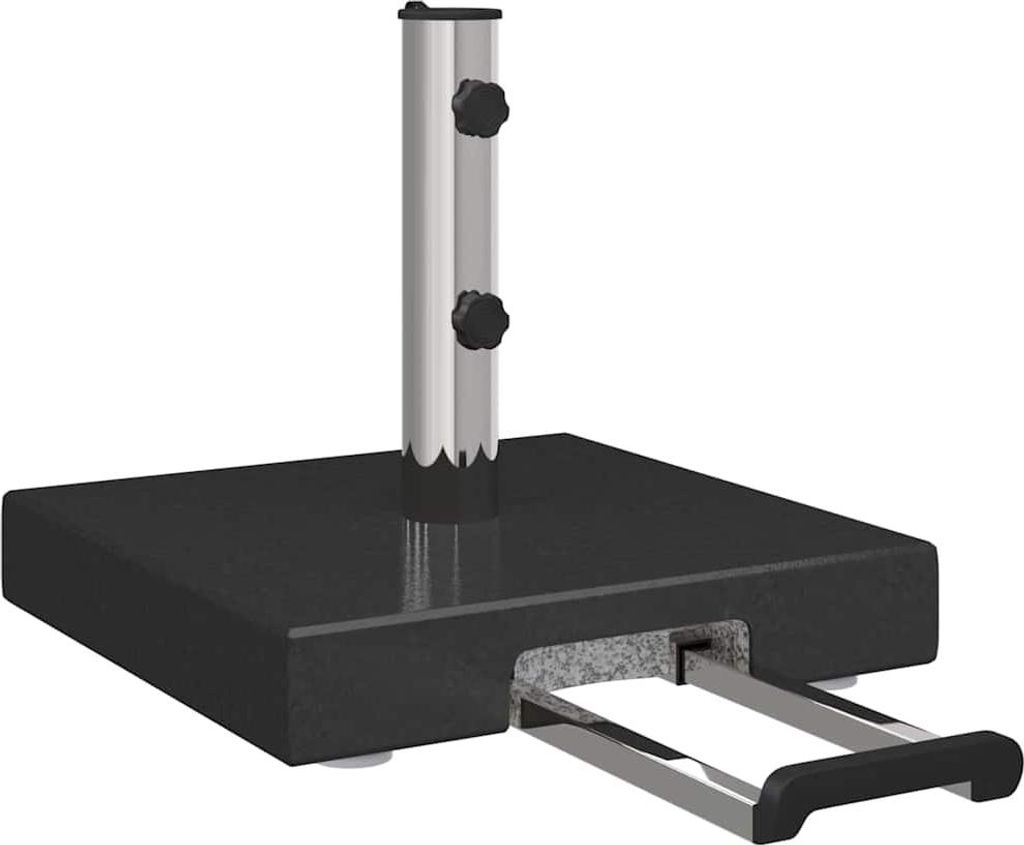 vidaXL Sonnenschirmständer Schwarz 41 x 41 x 37 cm Granit