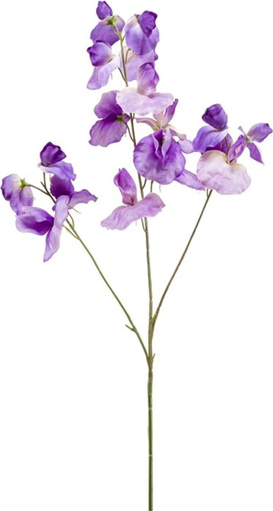 artplants.de Künstliche Duftwicke KANZI, lila, 75cm - Deko Blume