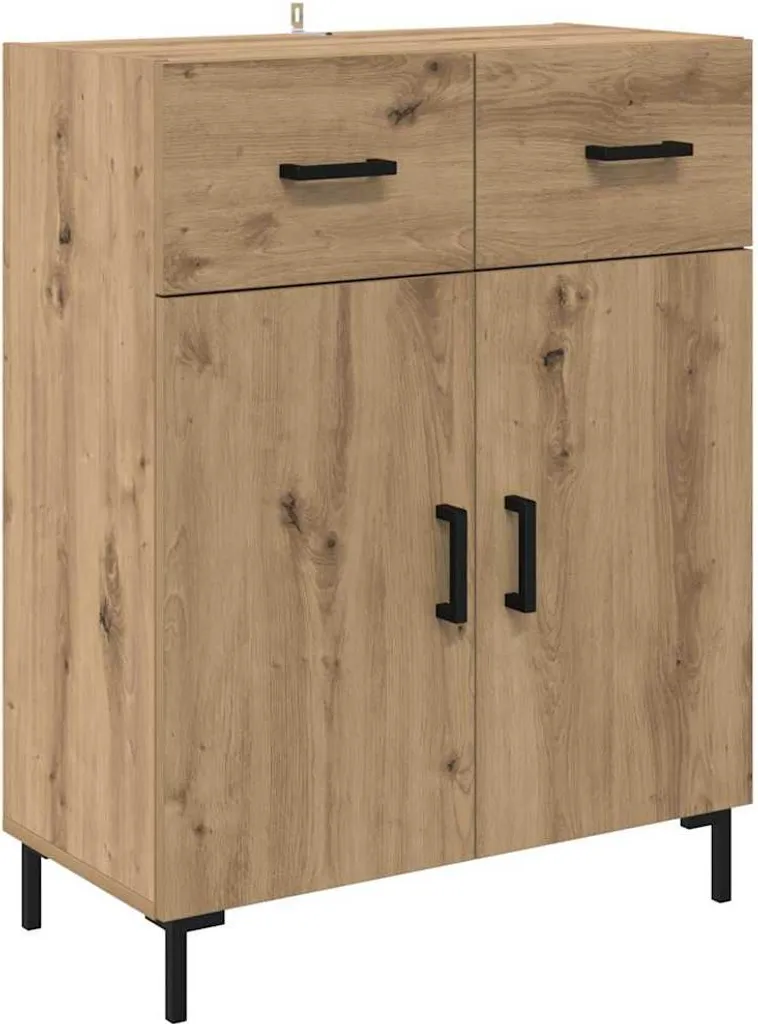 Credenza SYFAX™ Rovere Artisan 70x34x90 cm - Mobile Soggiorno in Legno