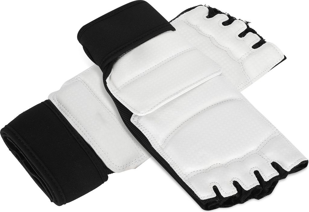2pcs Taekwondo Fußwächter Boxschutz -Knöchel Unterstützung für erwachsene Kinder Kickboxing Gym TrainingBlack und weiße m
