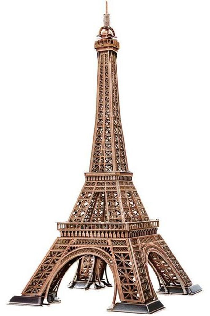 3D Puzzle Eiffelturm, 314 Teile, 97cm hoch, Level 10, Architektur Modellbausatz
