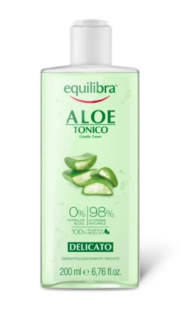 Equilibra, Tonico idratante con Aloe Vera per il viso, 200 Immagine del prodotto 