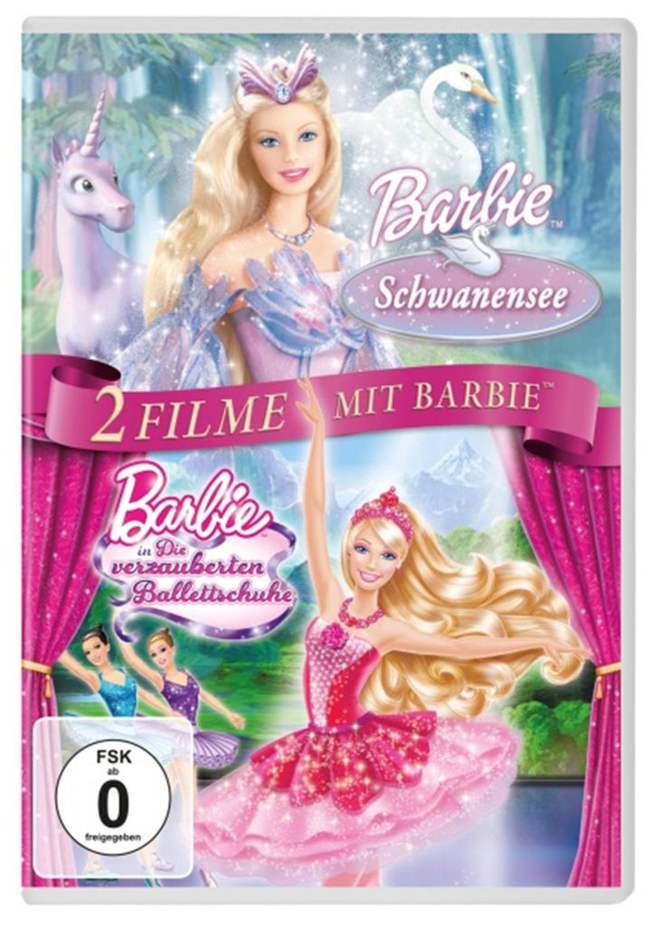 PLAION Barbie in 'Die verzauberten Ballettschuhe' / Barbie in Schwanensee, Zeichentrickfilm/Cartoon, DVD, Deutsch, 153 min, 02/01/2026
