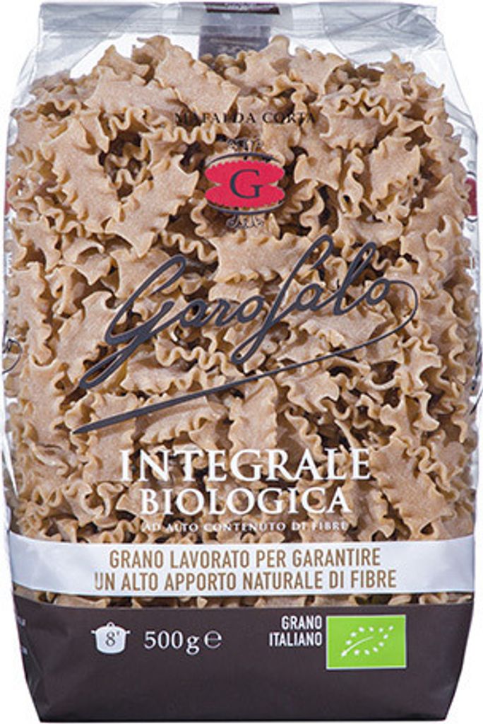 16x Garofalo Pasta di Gragnano IGP Mafalda Corta Integrale N.5-79 500g