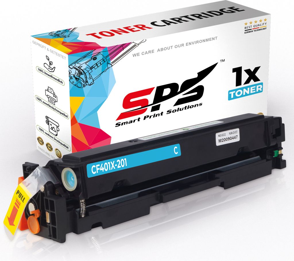 1x Toner 201X CF401X Cyan kompatibel für HP Color Laserjet Pro 200 M252DW
