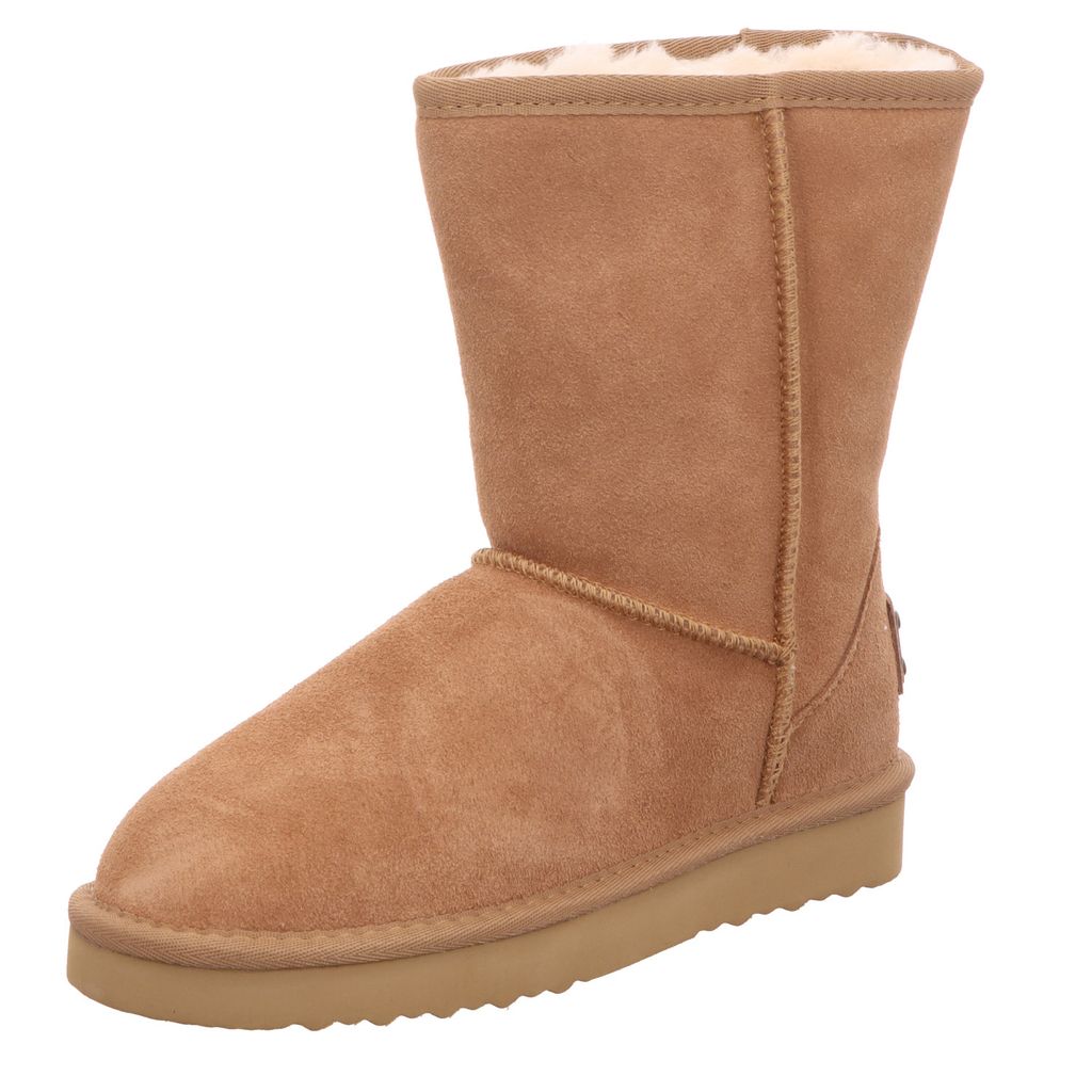 OOG Damenschuhe Stiefel Gefüttert Braun Freizeit, Schuhgröße:36 EU