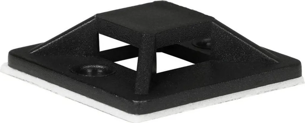 Clips de câbles auto-adhésifs pour rangement de bureau - Coloris noir