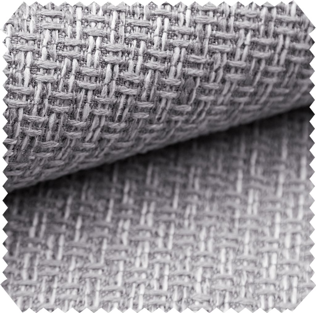 novely MALBORN - Melierter Möbelstoff - Grob Gewebter Polsterstoff - Pflegeleichte Meterware 1lfm - Farbe: 04 Hellgrau