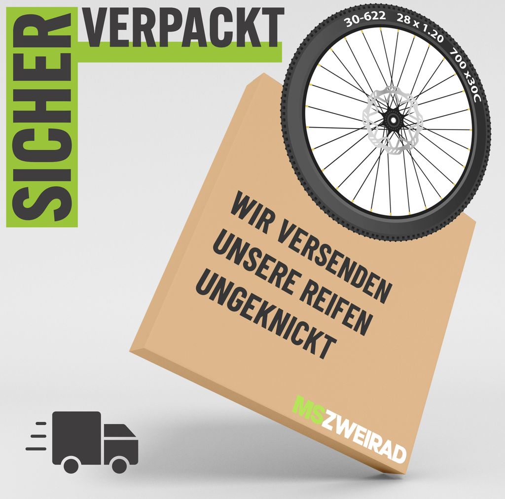 Schwalbe Fahrradreifen Smart Sam Plus DD HS624 28 Zoll 42-622 Draht GreenGuard schwarz + SV-Schlauch + MSZweirad Reifenheber