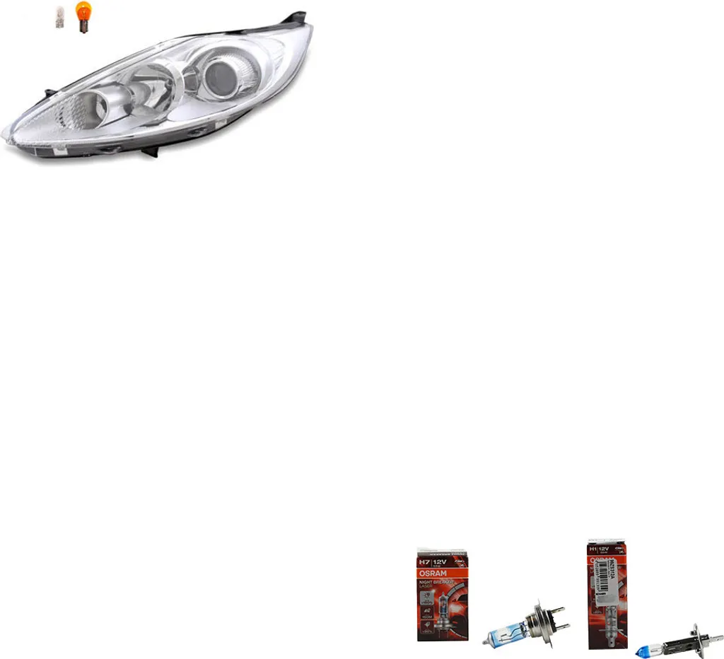Nuovo Look Ford Fiesta: Faro Sinistro Johns + Osram Night Breaker Laser