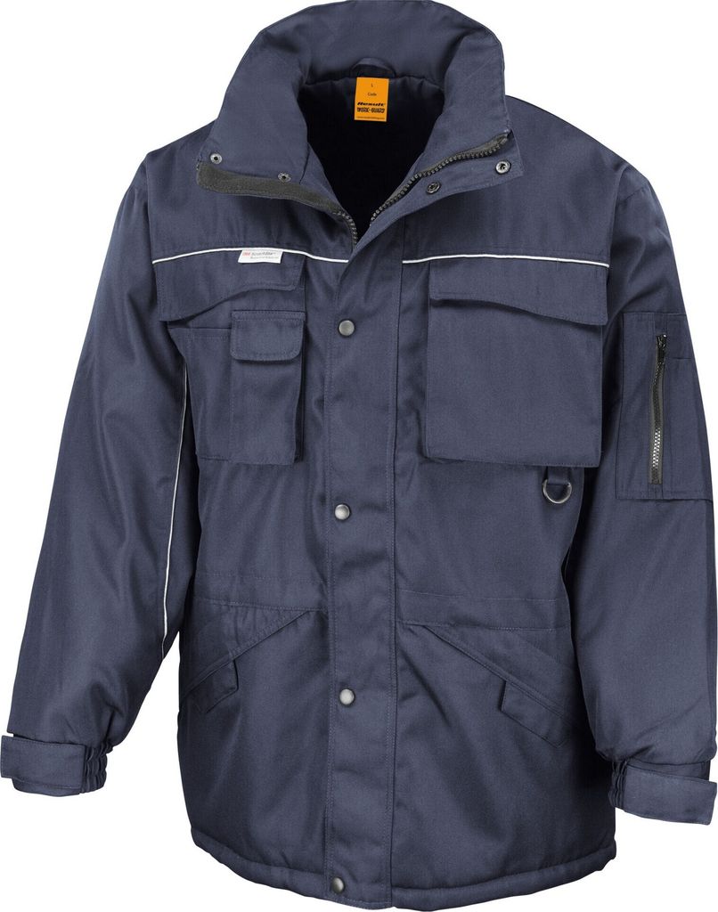 WORK-GUARD by Result - Mantel Extra stark für Herren PC6919 (L) (Marineblau)