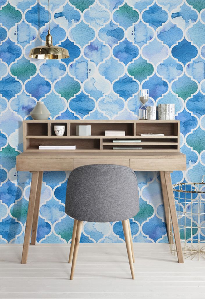 Coloray Fototapete 104x70 cm An Einer Wand Latex Latextapete - marokkanisch