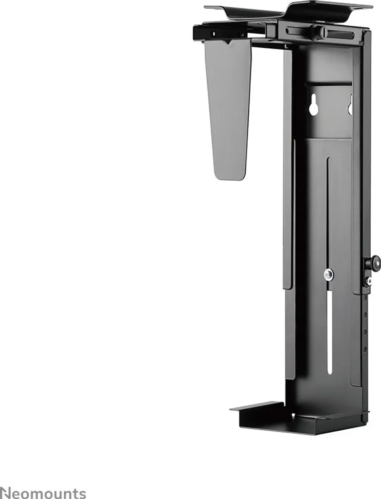 Support unité centrale sous bureau Neomounts réglable acier noir - 10