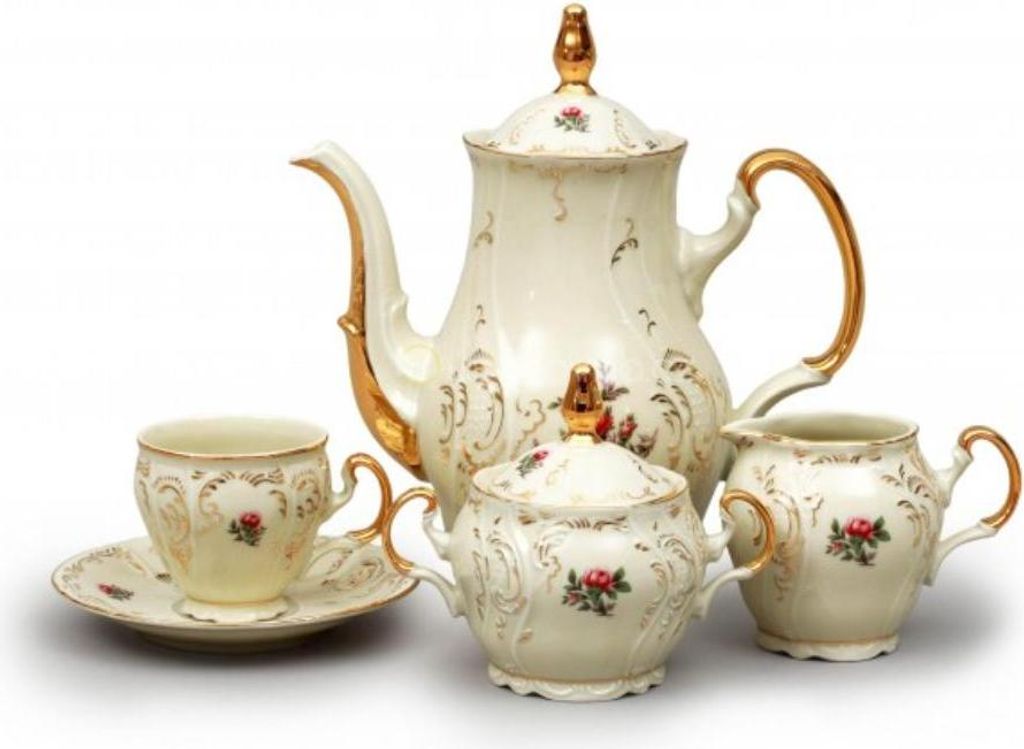 Thun 1794 Bernadotte, Kaffeeservice, Schloss, Thun, 15 d.