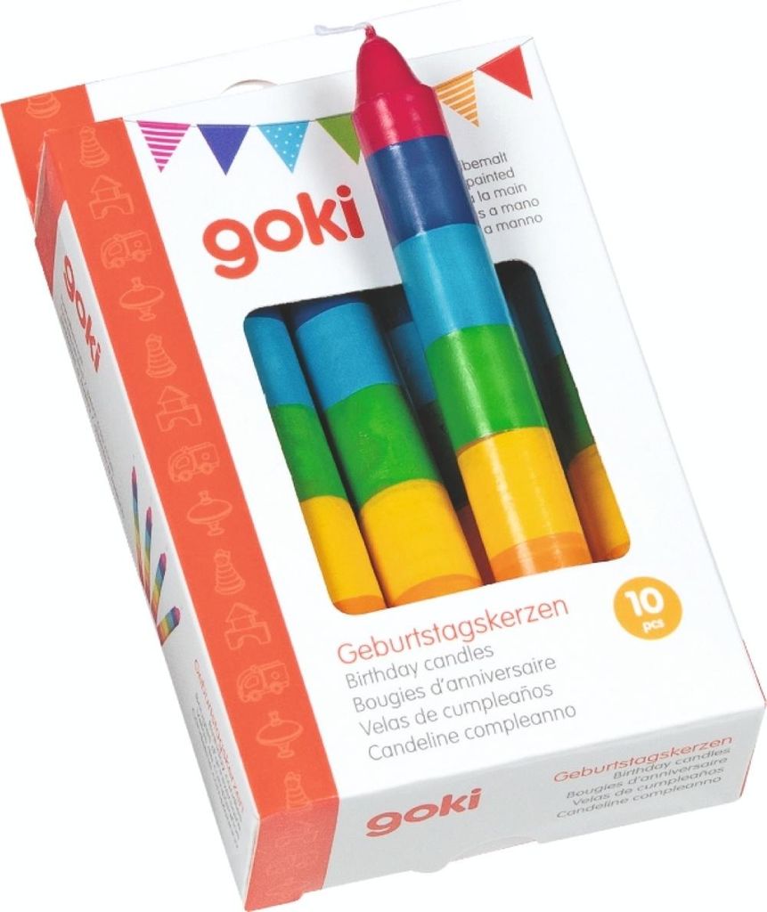 Goki verjaardagskerstenset, kleurrijk, voor Productafbeelding 