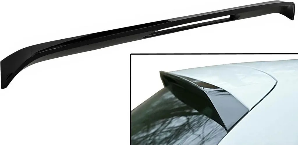 Extension de becquet de toit noir brillant pour Polo 5 phases 1 2
