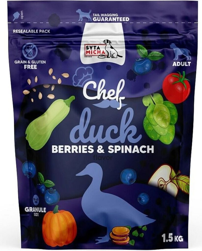 SYTA MICHA Ente Blaubeeren und Spinat 15kg Hund