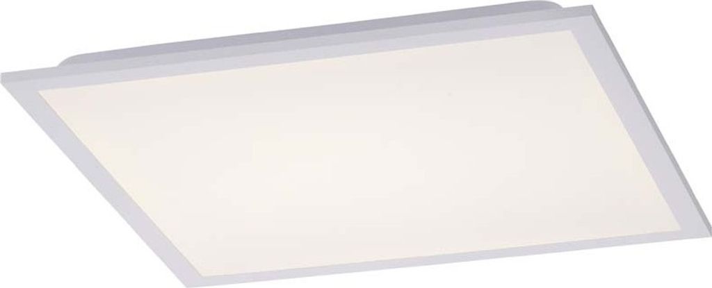 A white rectangular LED ceiling light.