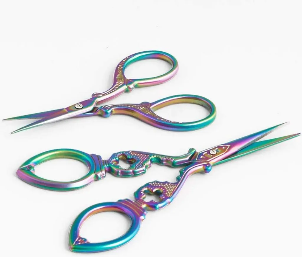 Ciseaux de tailleur haute qualité en acier inoxydable, lot de 2 pièces - 2