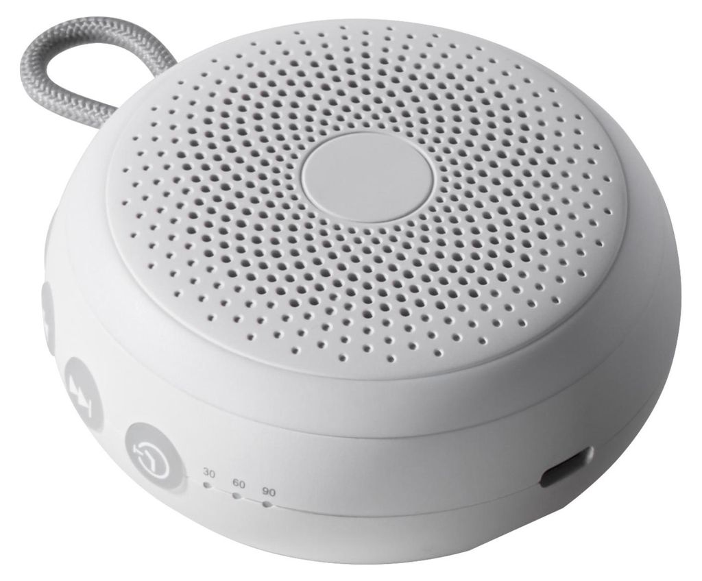 SucceBuy Einschlafhilfe mit weißem Rauschen, 20 Klangoptionen, 4-in-1-Soundgerät mit Timer, sanftem Nachtlicht, Speicherfunktion und Kindersicherung