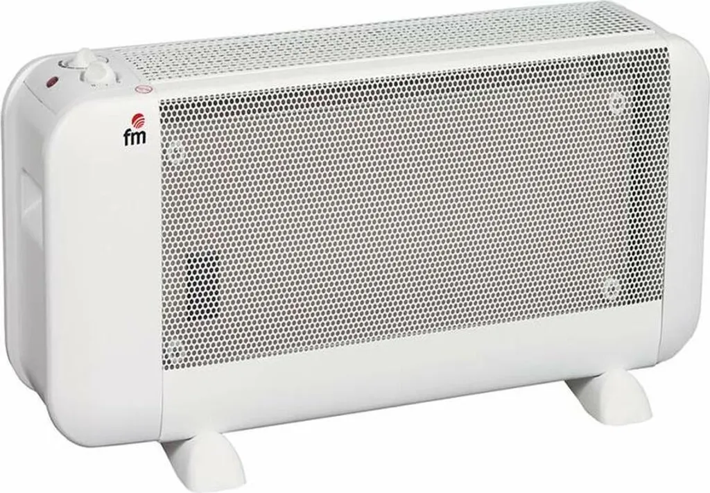 Chauffage rapide à mica 900W : Fini les pièces froides avec le Grupo FM BM10