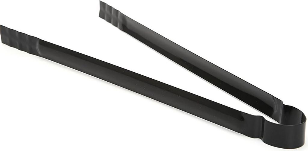 Grillkohlezange, ergonomisches Design, hitzebeständig, Mehrzweck-Grillzange mit Metallgriff, Lebensmittelclip, Kochwerkzeug