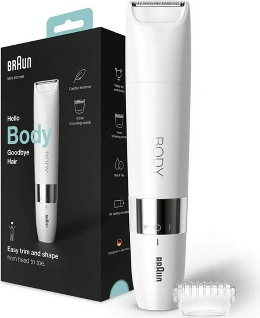 Épilateur électrique Braun Blanc avec pincettes en acier inoxydable