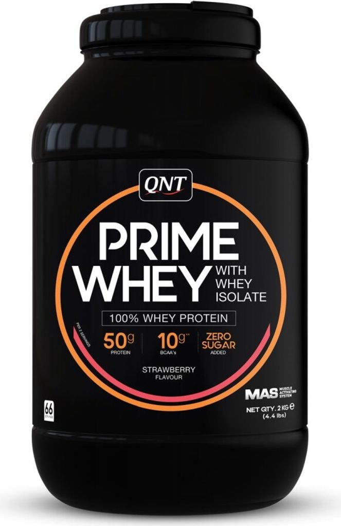 QNT Prime Whey - 2 Kg-Dose Strawberry