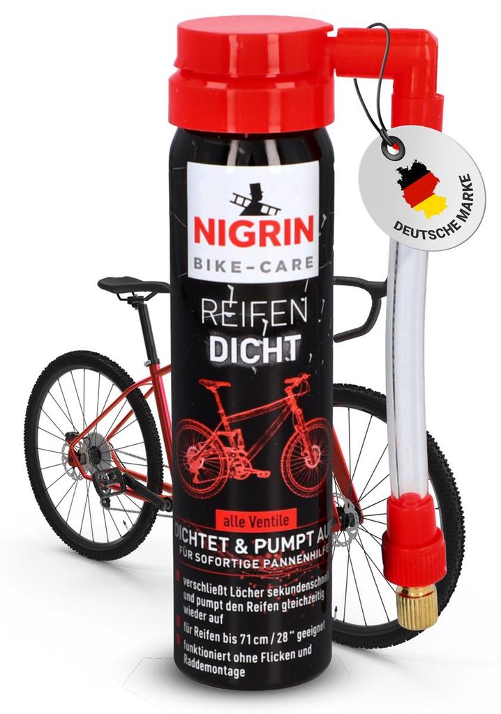 NIGRIN BIKE-CARE E-Bike- und Fahrrad Reifen-Dicht - 75ml Produktbild 