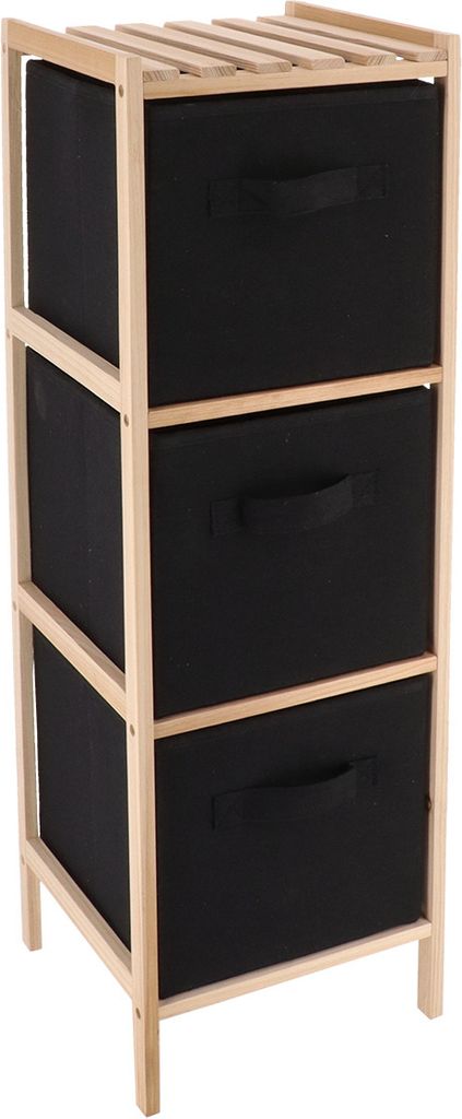 Bad-Organizer SKANDIA, Fichtenholz, 25 x 25 x 77 cm