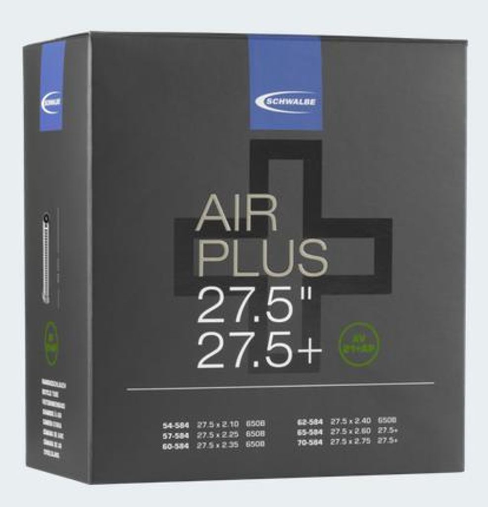 Schwalbe AIR PLUS 27,5" 54/70-584 AV40mm Schrader Schlauch Produktbild 