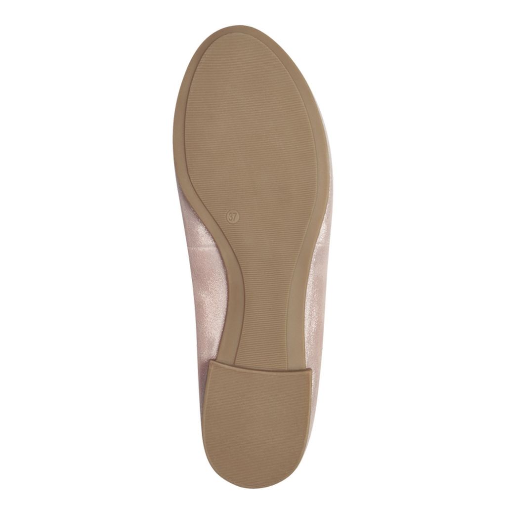 Tamaris Damen Ballerina Leder klassisch Schleife TOUCHit 1-22116-41, Größe:37 EU, Farbe:Rosa
