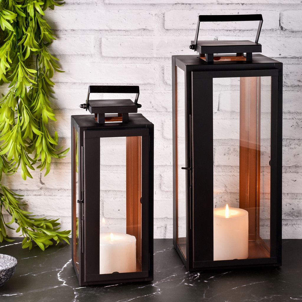 lot de 2 lanternes design scandinaves Balcon Lanterne de Image du produit 