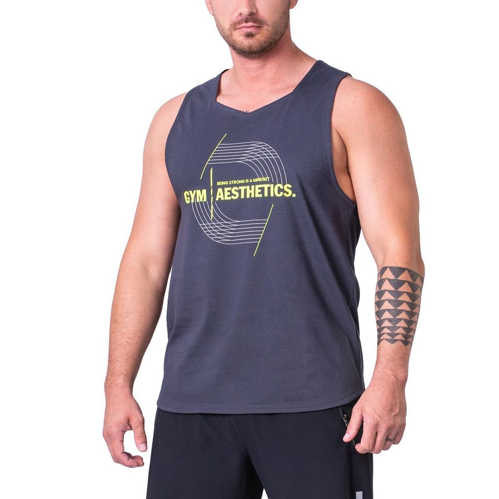 Gym Tanktop aus Baumwolle für Herren