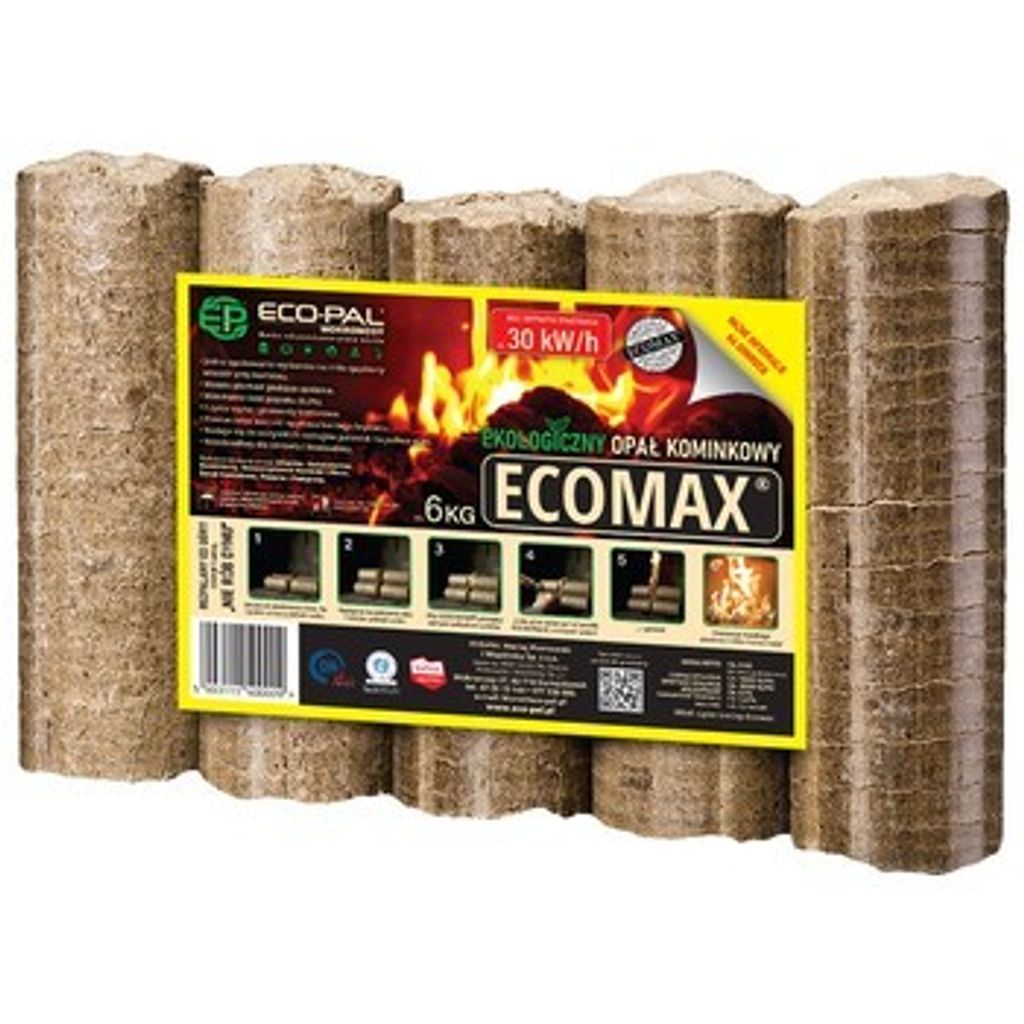 Eco-Pal Ecomax Ekologický pytel na palivové dřevo 6 kg Obrázek produktu