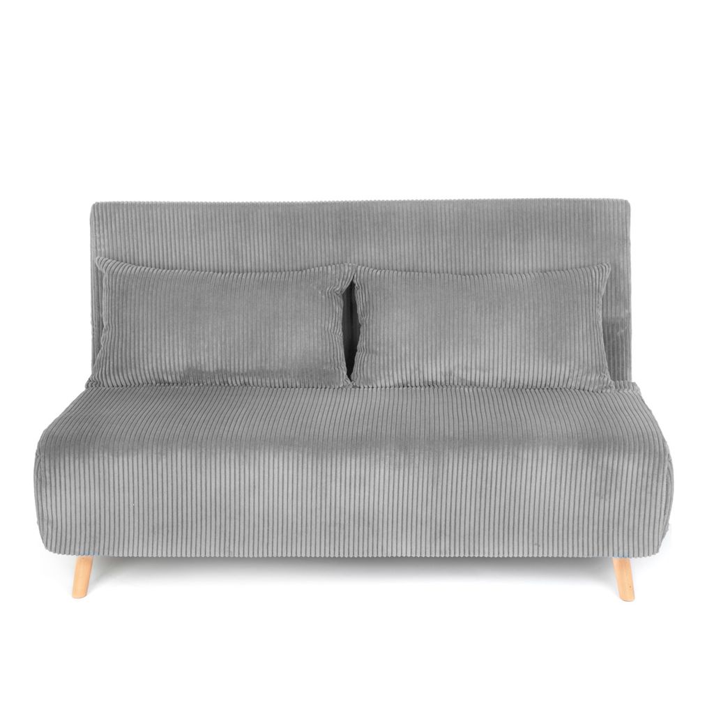 HOMLA Sofa SOLACE 2-osobowa, z funkcją spania sztruksowa Zdjęcie produktu 
