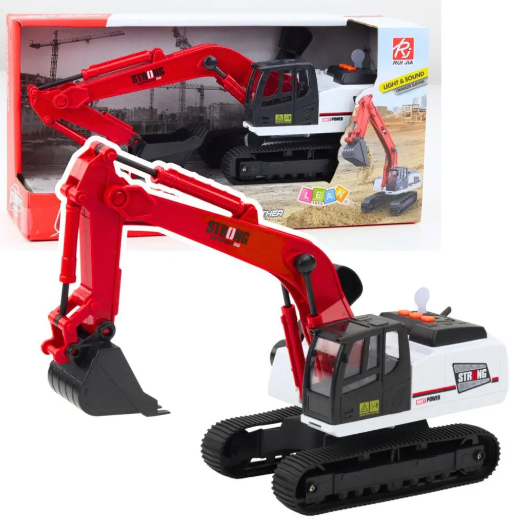 Pelleteuse de Chantier 1:14 avec Cabine Rotative et Godet Articulé